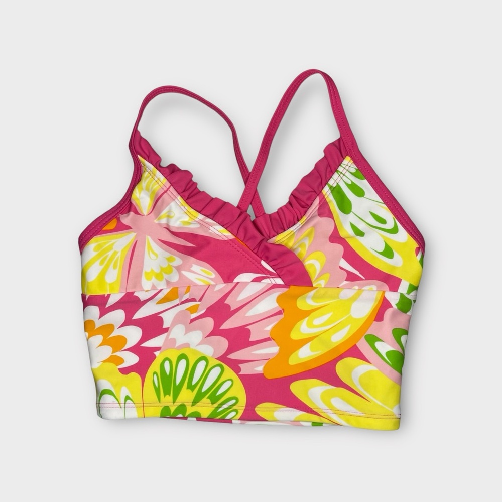 Hanna Andersson Butterfly Wings Pattern Swim Top